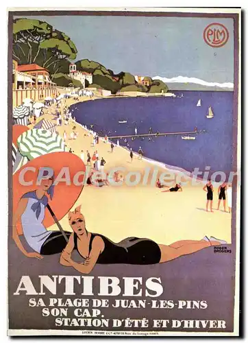 Ansichtskarte AK Tourisme Antibes par Roger Broders