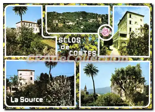 Cartes postales Sclos de Contes Alpes Martitimes La Source