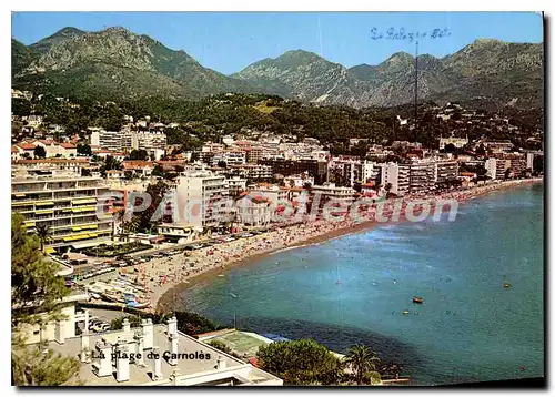 Cartes postales Au soleil de la Cote d'Azur Menton La plage de Carnoles