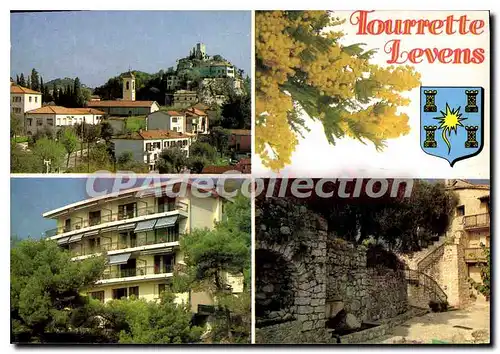 Ansichtskarte AK Tourrette Levens Alpes Maritimes  Vue generale du Village et Le Ravin