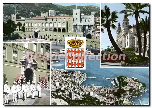 Cartes postales Souvenir de la Principaute de Monaco