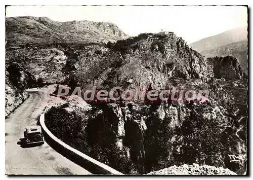 Ansichtskarte AK La Cote d'Azur Gourdon A M La route de Grasse