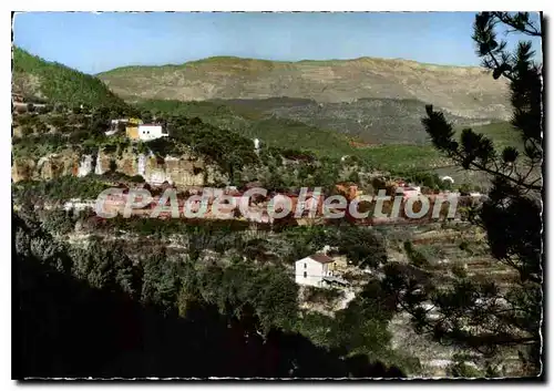 Cartes postales moderne Pierrefeu A M Les quartiers Cluot et Combe de Peche au fond le Mont Vial