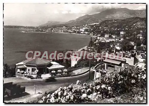 Cartes postales moderne Menton Vue generale prise de la frontiere