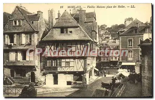 Cartes postales Morlaix Vieilles Maisons place des Halles