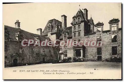 Cartes postales Env de St Pol de Leon Chateau de Kerjean Pavillon principal