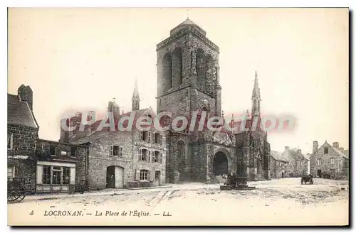 Cartes postales Locronan La Place de l'Eglise