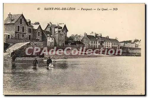 Cartes postales St Pol de Leon Pempoul Le Quai