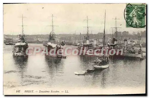 Cartes postales Brest Deuxieme Escadre