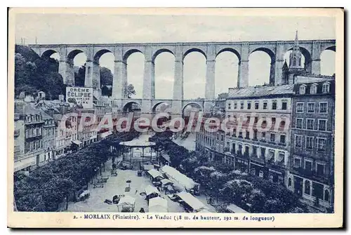 Ansichtskarte AK Morlaix Finistere Le Viaduc