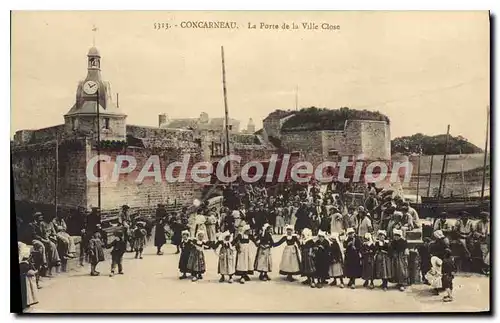 Cartes postales Concarneau La Porte de la Ville Close