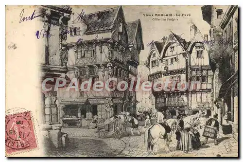 Cartes postales Vieux Morlaix Le Pav�