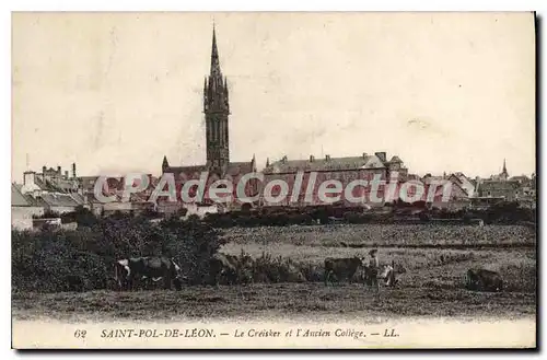 Cartes postales St Pol de Leon Le Creisker et l'Ancien College