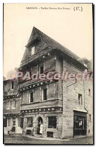 Cartes postales Carhaix Vieilles Maisons Rue Briseux