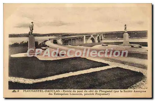 Cartes postales Plougastel Daoulas Entree du Pont du cote de Plougastel