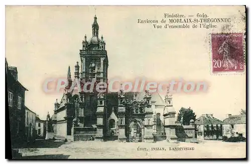Cartes postales Finistere Environs de Morlaix St Thegonnec Vue d'ensemble de l'Eglise