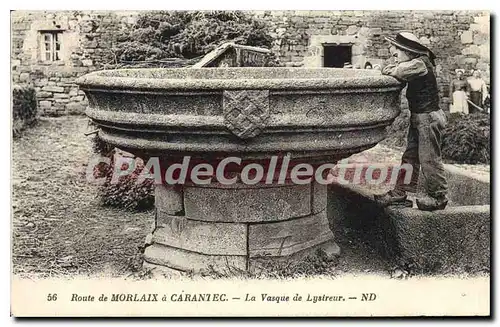 Cartes postales Route de Morlaix � Carantec La Vasque de Lysireur