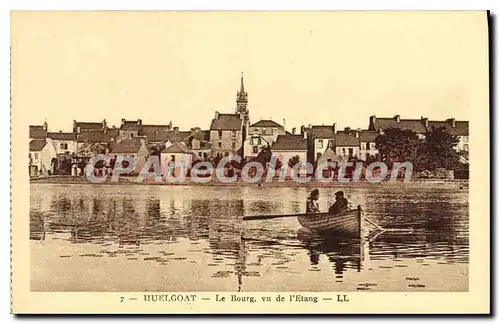 Cartes postales Huelgoat Le Bourg vu de l'Etang