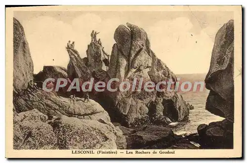 Cartes postales Lesconil Finistere Les Rochers de Goudoul