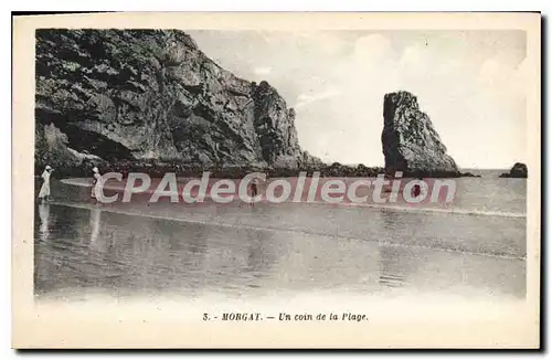 Cartes postales Morgat Un coin de la Plage