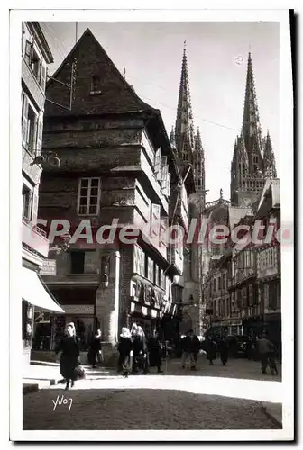 Ansichtskarte AK Quimper Finistere Vieilles maisons de la Kereon