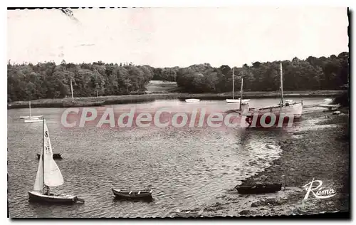 Cartes postales Benodet Finistere Vue sur la Riviere