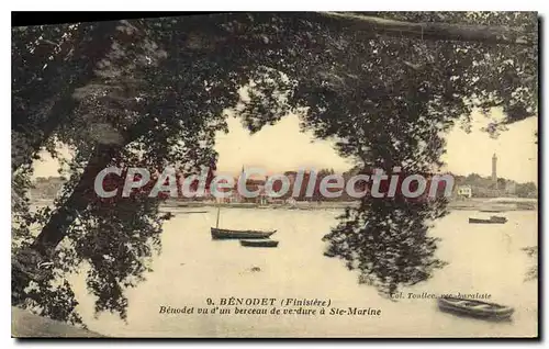 Cartes postales Benodet Finistere Benodet vu d'un berceau de verdure � Ste Marine