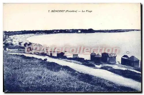 Ansichtskarte AK Benodet Finistere La Plage