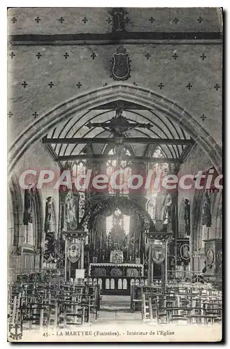 Cartes postales La Martyre Finistere Interieur de l'Eglise