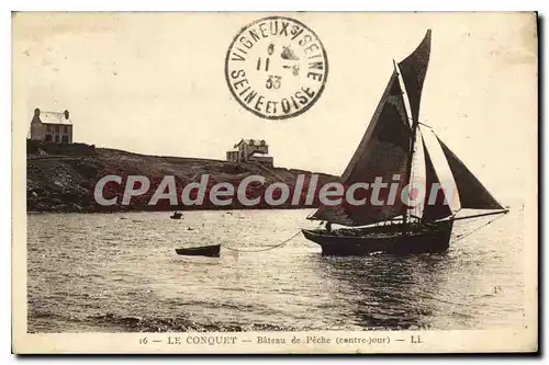 Cartes postales Le Conquet Bateau de Peche