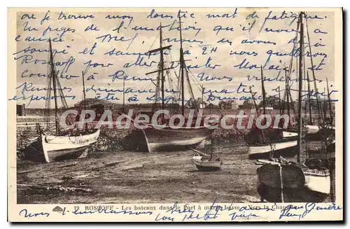 Cartes postales Roscoff Les bateaux dans le Port