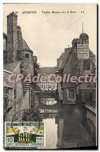 Ansichtskarte AK Quimper Vieilles Maison sur le Steir