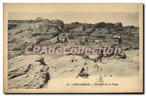 Cartes postales Concarneau Un coin de la Plage