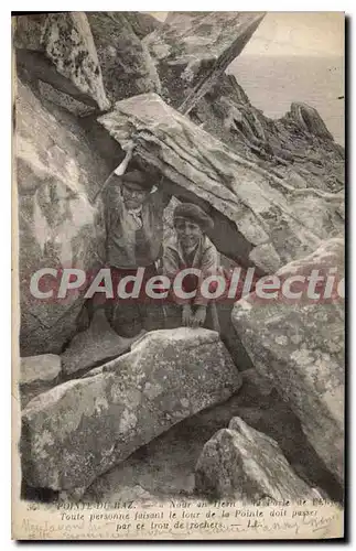 Ansichtskarte AK Pointe du Raz porte de l'enfer