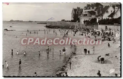 Cartes postales Roscoff la plage de Roc'h Kroum � l'heure du Bain