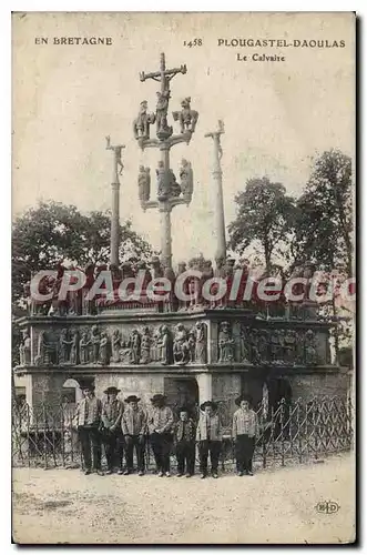 Cartes postales En Bretagne Pougastel Daoulas le Calvaire