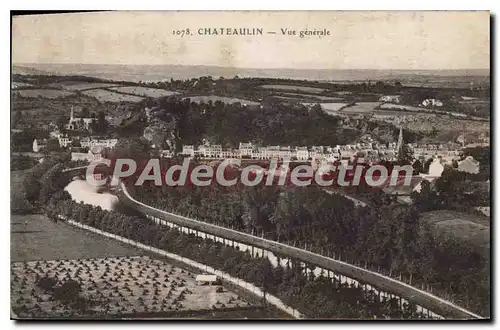 Ansichtskarte AK Chateaulin vue generale