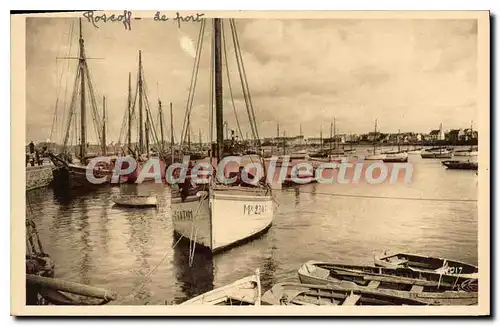 Cartes postales Roscoff Finistere le port