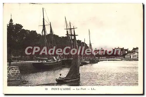 Cartes postales Pont l'Abbe le port