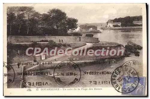 Ansichtskarte AK Douarnenez un coin de la plage des Dames