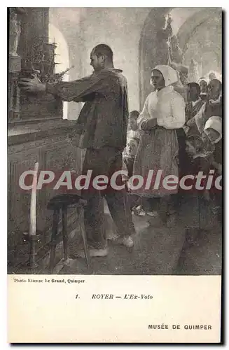 Ansichtskarte AK Royer l'Ex Voto Musee de Quimper