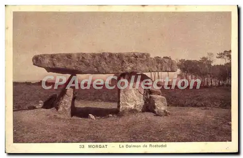 Ansichtskarte AK Morgat le Dolmen de Rostudel