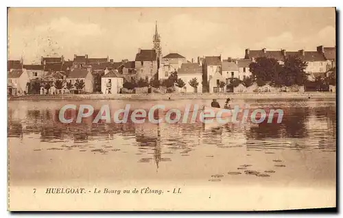 Cartes postales Huelgoat le Bourg vu de l'Etang