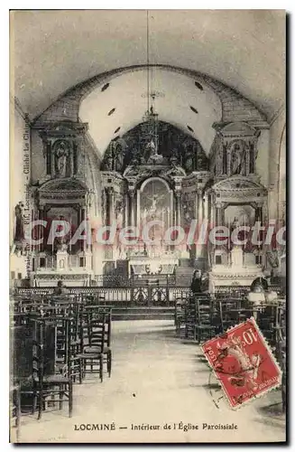 Cartes postales Locmine interieure de l'eglise Paroissiale