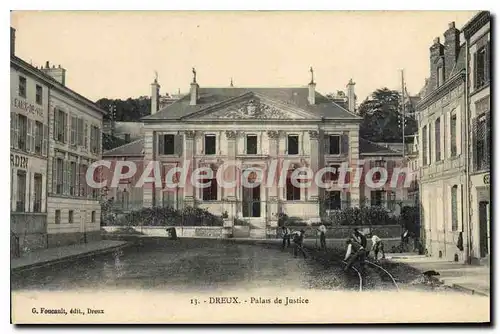 Cartes postales Dreux palais de justice