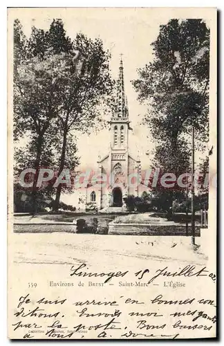 Ansichtskarte AK Environs de Brest Saint Marc l'eglise