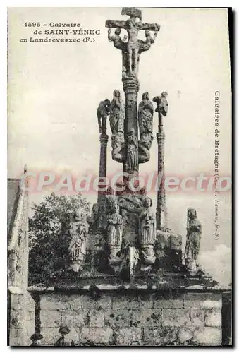 Ansichtskarte AK Calvaires de Bretagne Calvaire de Saint Venec en Landrevarzec