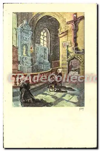 Cartes postales La Clarte l'eglise Notre dame