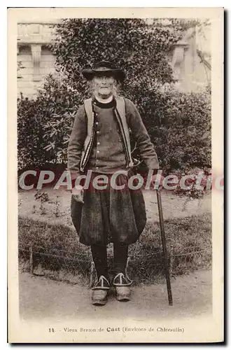 Cartes postales Vieux Breton de Cast environs de Chateaulin