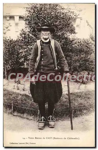 Cartes postales Vieux Breton de Cast environs de Chateaulin